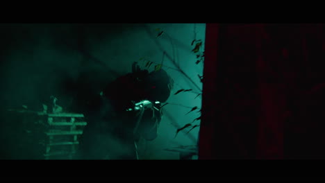 night combat scene