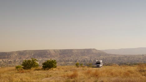 Reisen,-Wohnmobil,-Camping,-Malerisches-Panorama,-Landschaft,-Kurzurlaub,-Urlaub