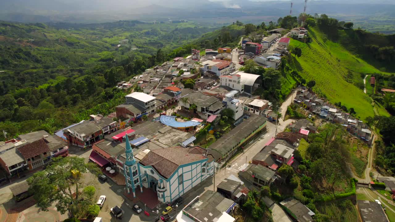 el famoso pueblo colonial colombiano de buenavista en quindio