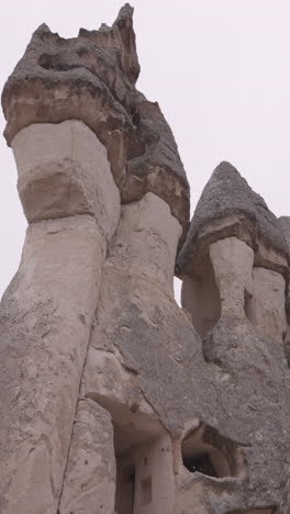 rock formations in cappadocia, turkey