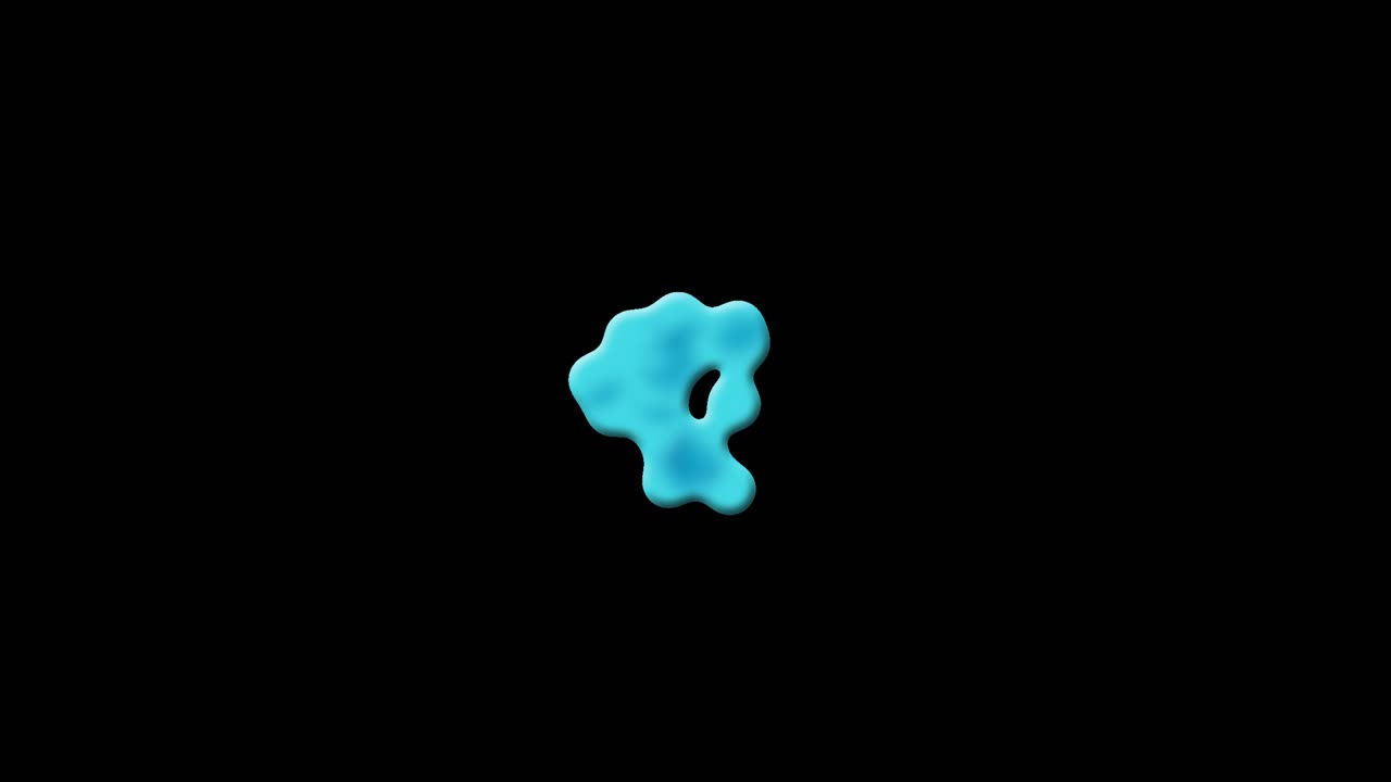 Blob blu astratti