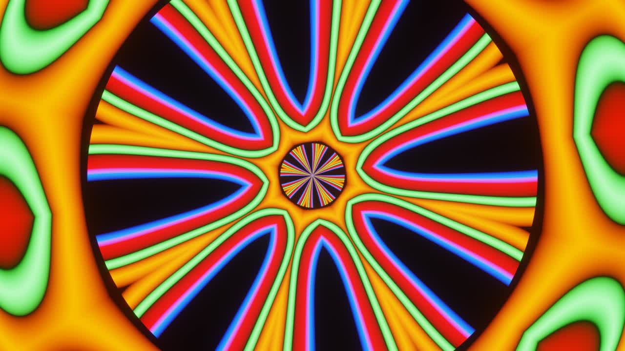 Astrazione a colori vivaci in stile anni '80