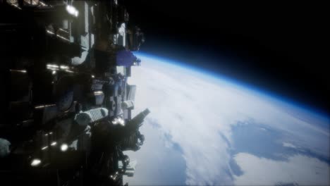naves espaciales en el espacio renderización 3d