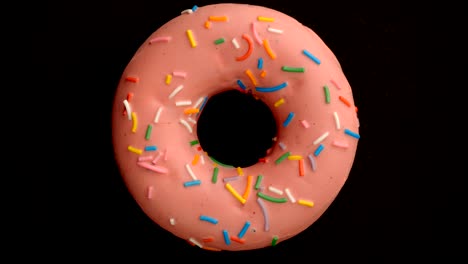 doughnut glazed close-up.