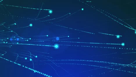 4k blue streaks light abstract animation background seamless loop.