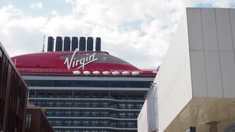 virgin cruise ship at port