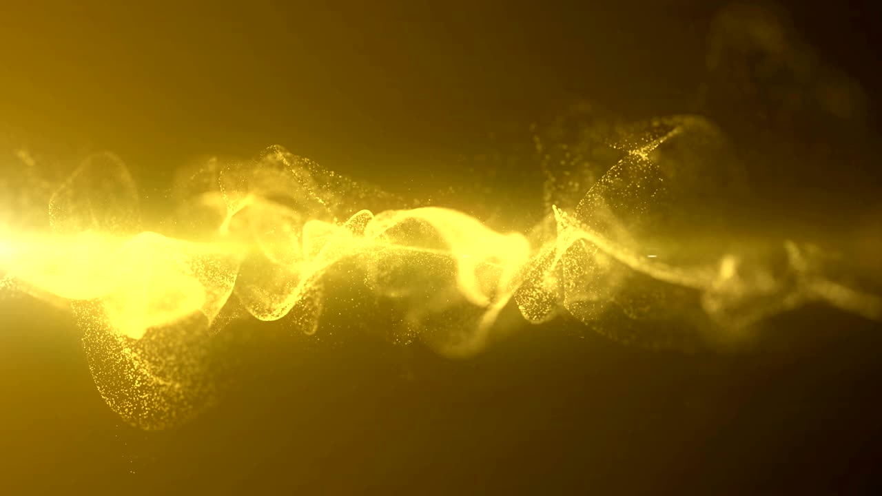 частицы золота блеск боке награды пыль абстрактная фоновая петля