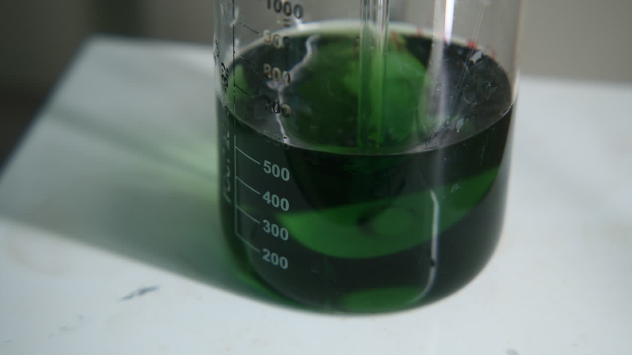 Green Liquid in Beaker