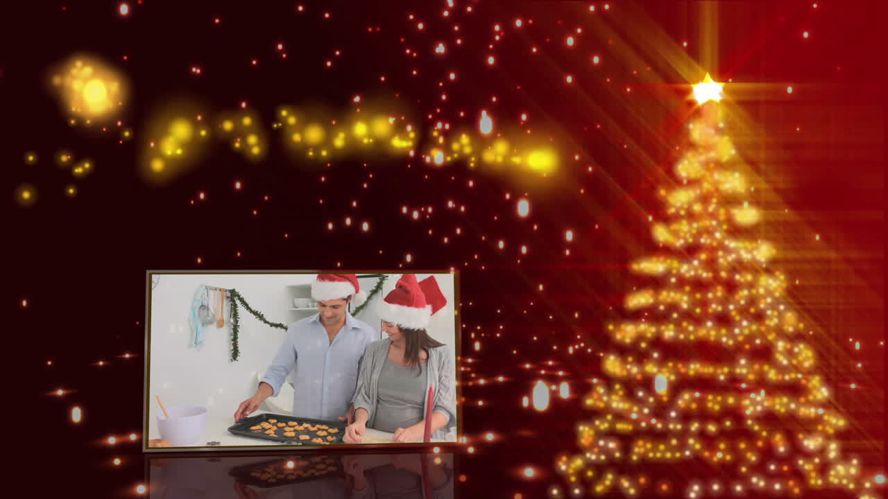 animación del árbol de navidad