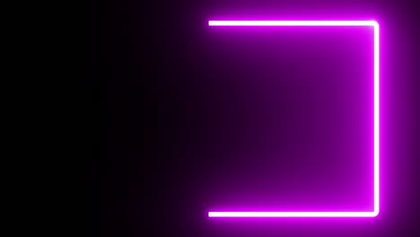el color del brillo de neón colorido, el fondo de la pantalla de movimiento abstracto.