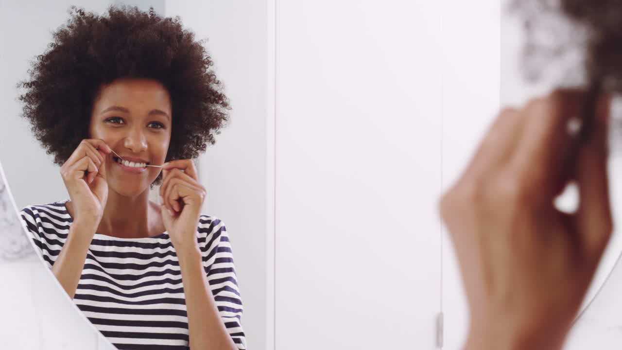 Flossing is important for the health of your teeth