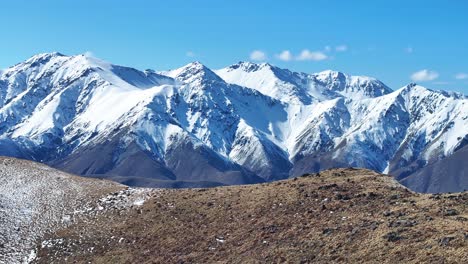 beautiful panoramic view over the ridge