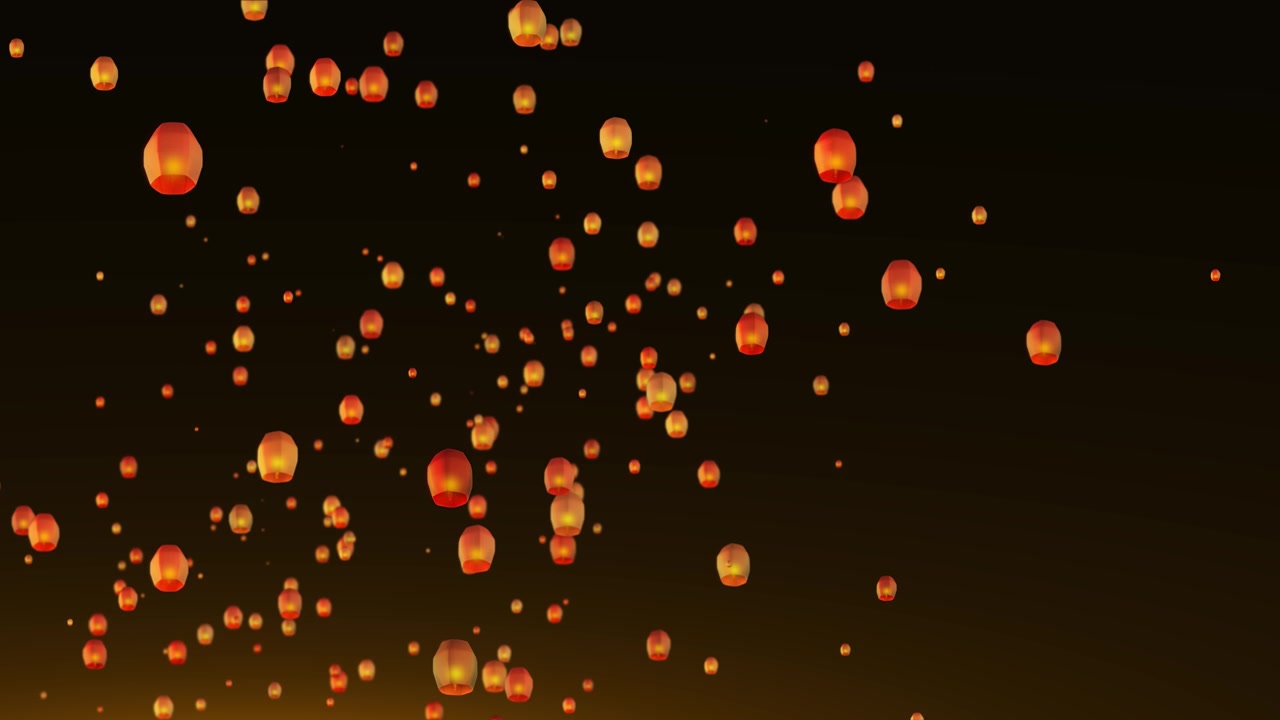 Lancement du festival des lanternes pendant le festival bouddhiste du Nouvel An chinois, ciel volant traditionnel