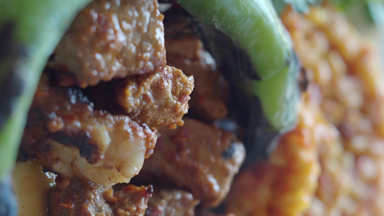 Close-up of Grilled Meat