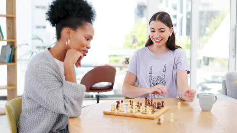 Friends,-chess-and-board-game