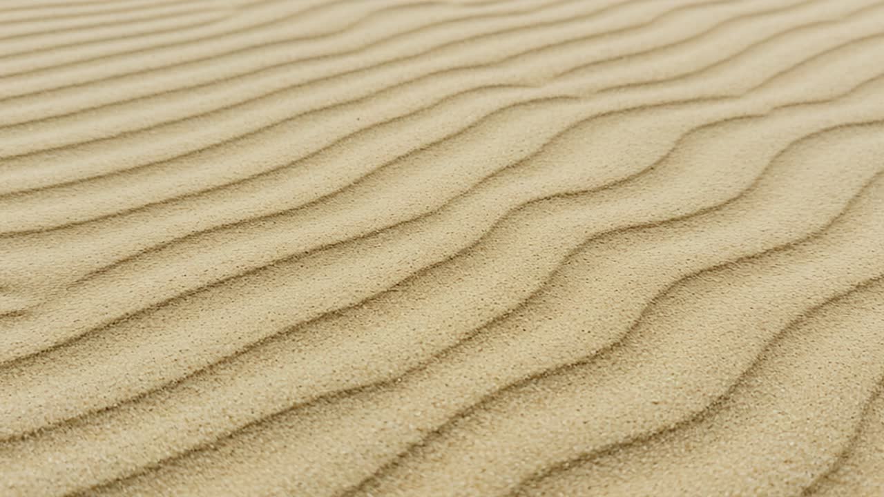 A Serene Landscape of Gently Waving Sand Dunes Capturing the Beauty and Tranquility of Natural Patterns and Textures Found in Arid Environments