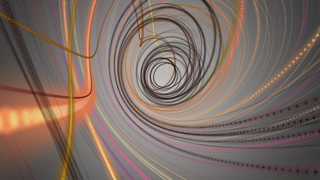 animación fantástica con objeto de onda de rayas en cámara lenta, 4096x2304 bucle 4k