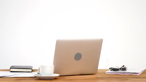 laptop on office desk