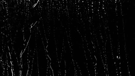 rain drops on a black background 4k stock video