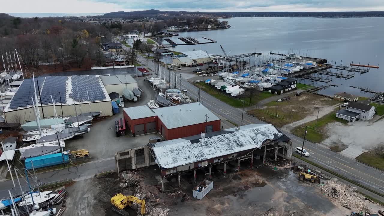 높은 지역 안테나로 뒤로 끌어당기고