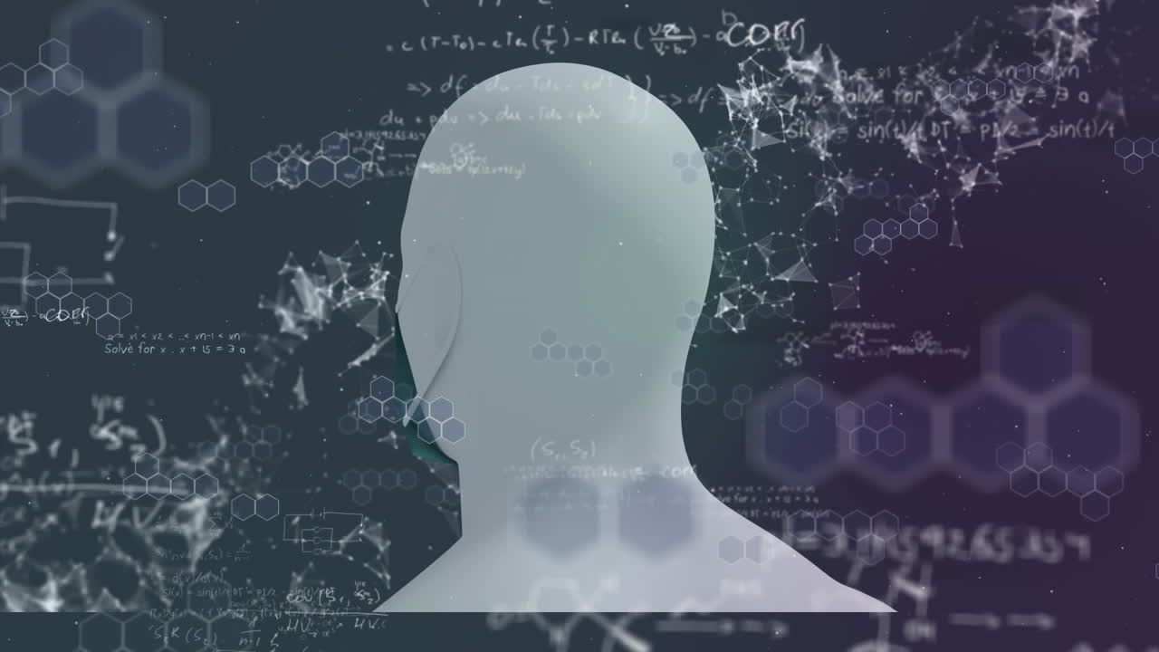 애니메이션 dna와 코로나19 세포와 마스크를 쓴 인간 모델이 전염병을 묘사합니다.