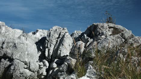 paisaje de montaña rocosa