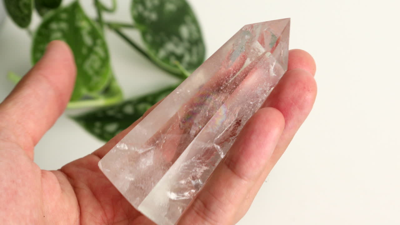 Clear Quartz Crystal Point for Healing and Meditation