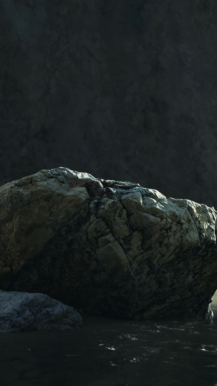 costa rocosa y el mar mediterráneo cristalino