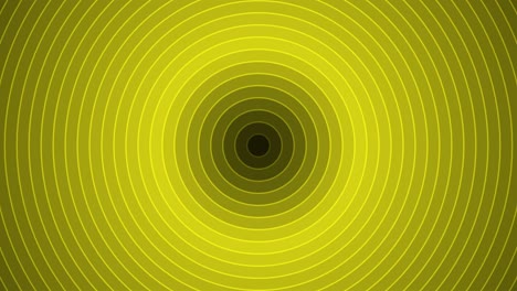 fondo de túnel geométrico de neón digital abstracto en bucle. patrón de animación brillante futurista de 4k que se mueve hacia adelante con colores amarillos. tecnología y concepto cibernético con espacio de copia
