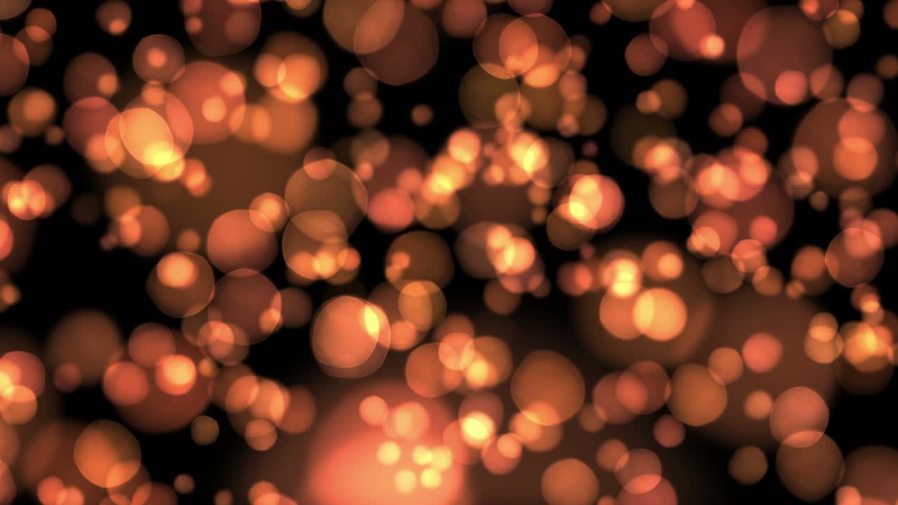 fondo con partículas de brillo dorado que caen