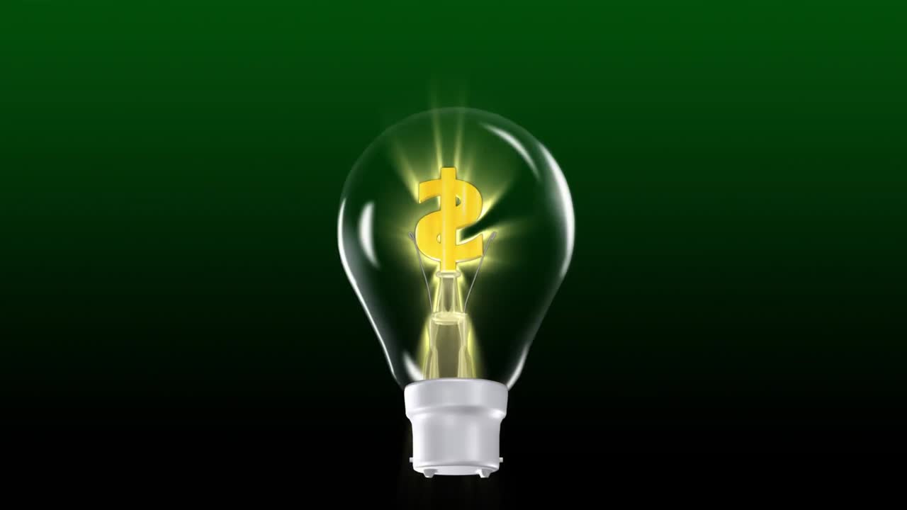 Dollar in a Light Bulb