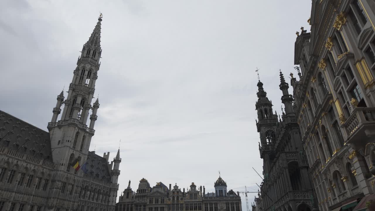 A historic square in Brussels, Grand Place features gothic and baroque architecture