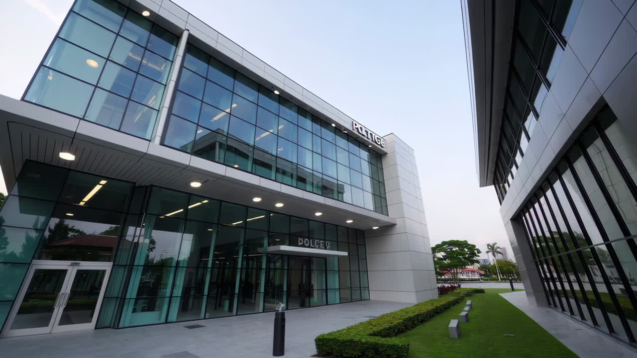 exterior de un edificio de oficinas moderno