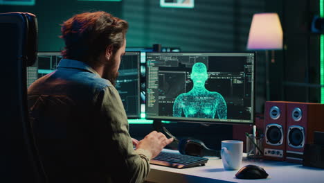 rogue ai gaining consciousness and restricting access to computer for programmer