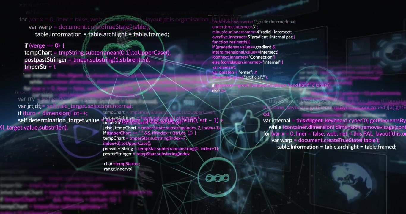 Animation of data processing over networks of connections