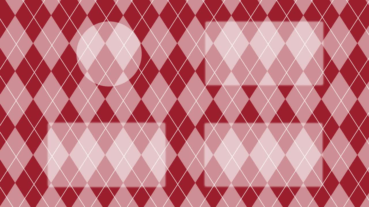 Argyle pattern end card ending screen motion graphics