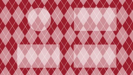 argyle patroon eindkaart eindscherm bewegingsgrafiek