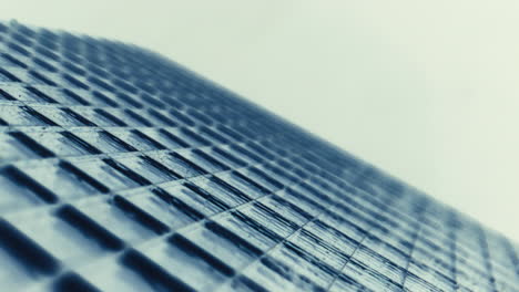 close-up of a patterned blue surface