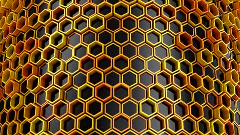 background of hexagons