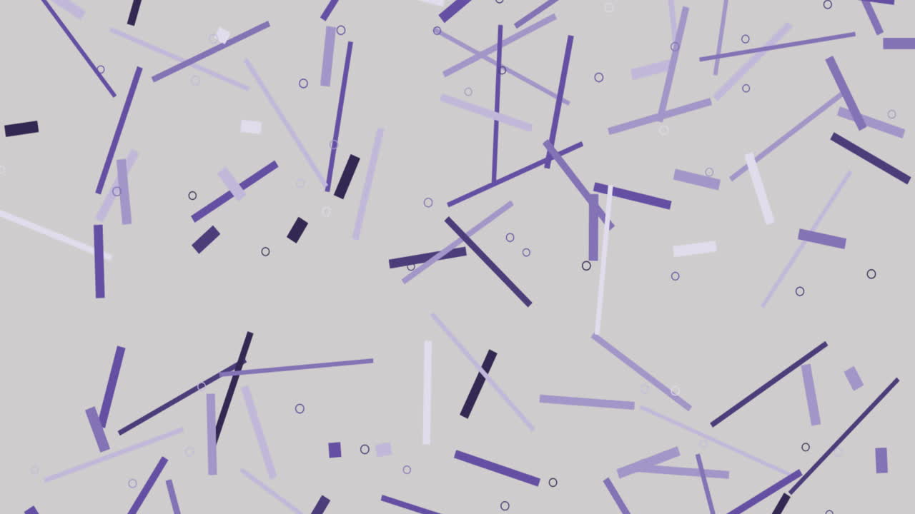 animación digital de rastros de luz sobre líneas púrpuras contra un fondo gris