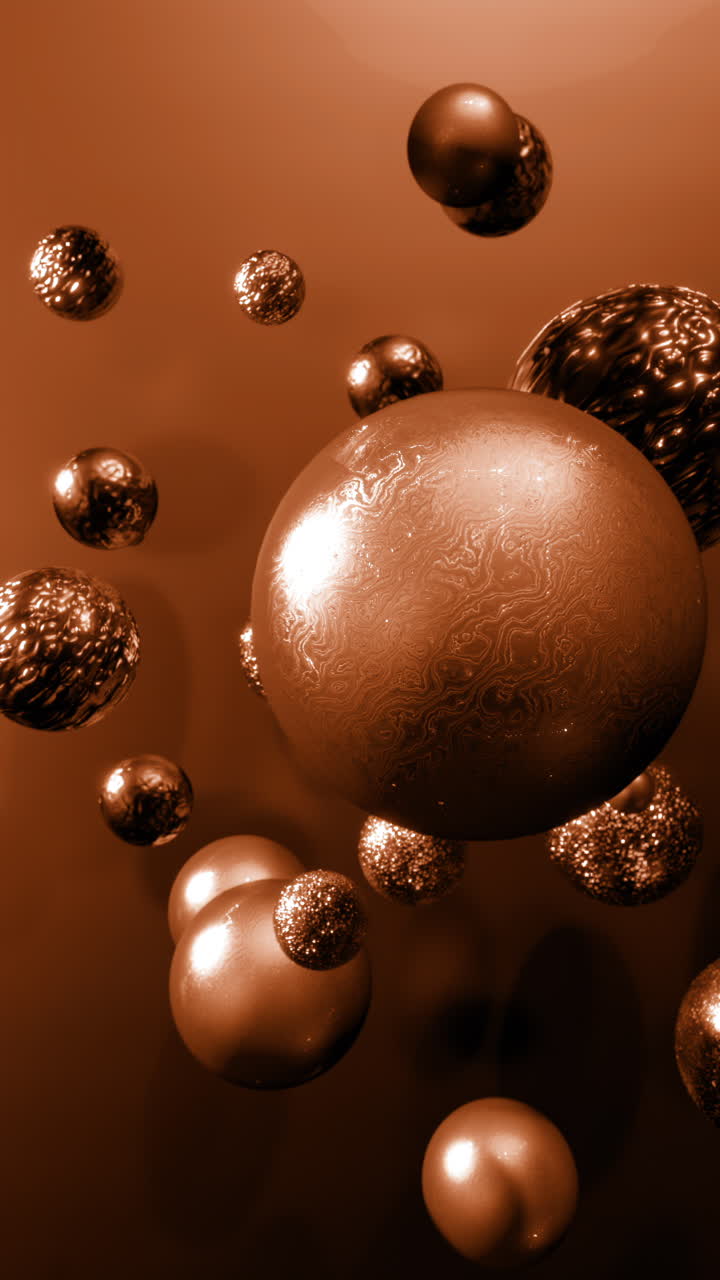 adornos de navidad de cobre flotantes