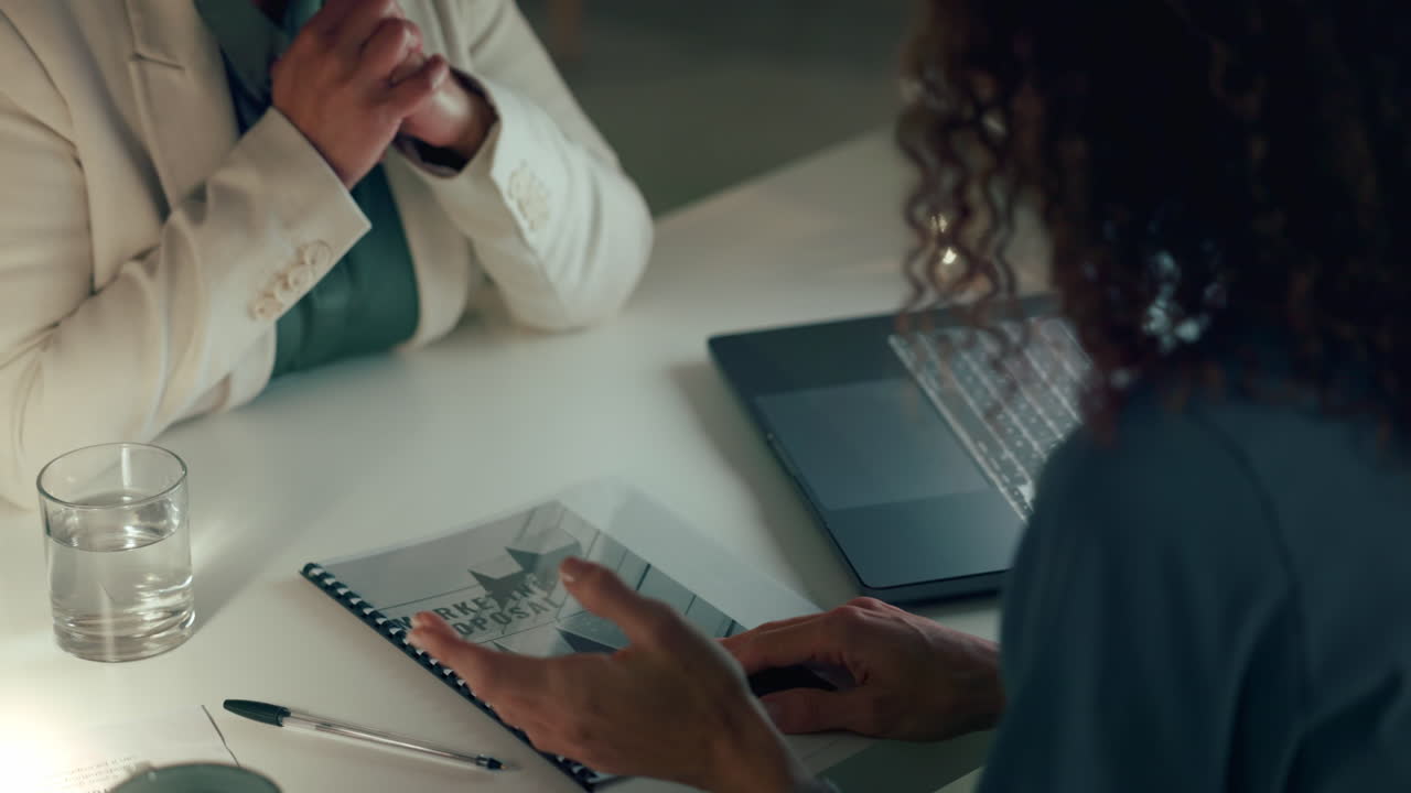 planificación del equipo de marketing y publicidad