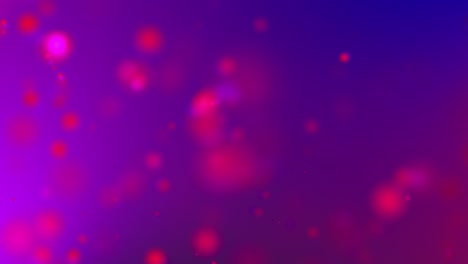 4k red light beams, bokeh floating on colorful purple, gradient background in motion. looped 3d animation of dynamic particles turning in the air with bokeh video