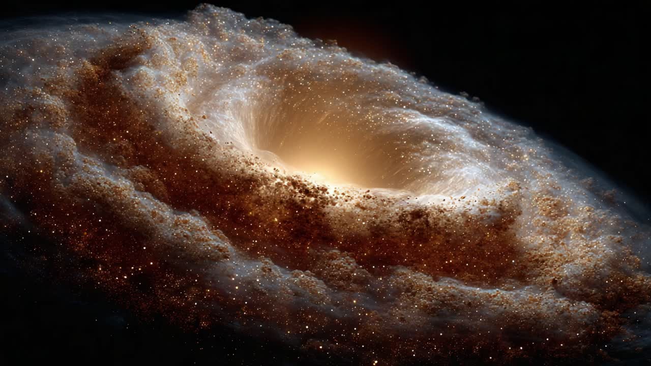 Exploring the Mystical Depths of a Spiraling Galaxy: An Awe-Inspiring Cosmic Phenomenon Captured in Two Stunning Frames