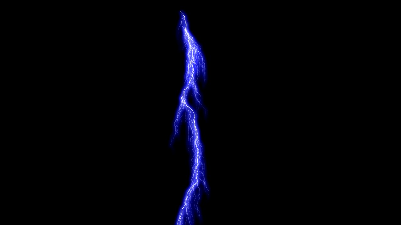 Electricity or plasma crackling. Chaotic electrical arc