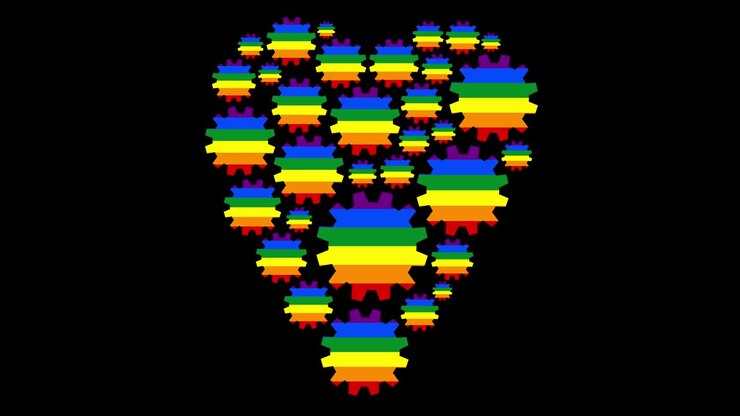 Loving rainbow