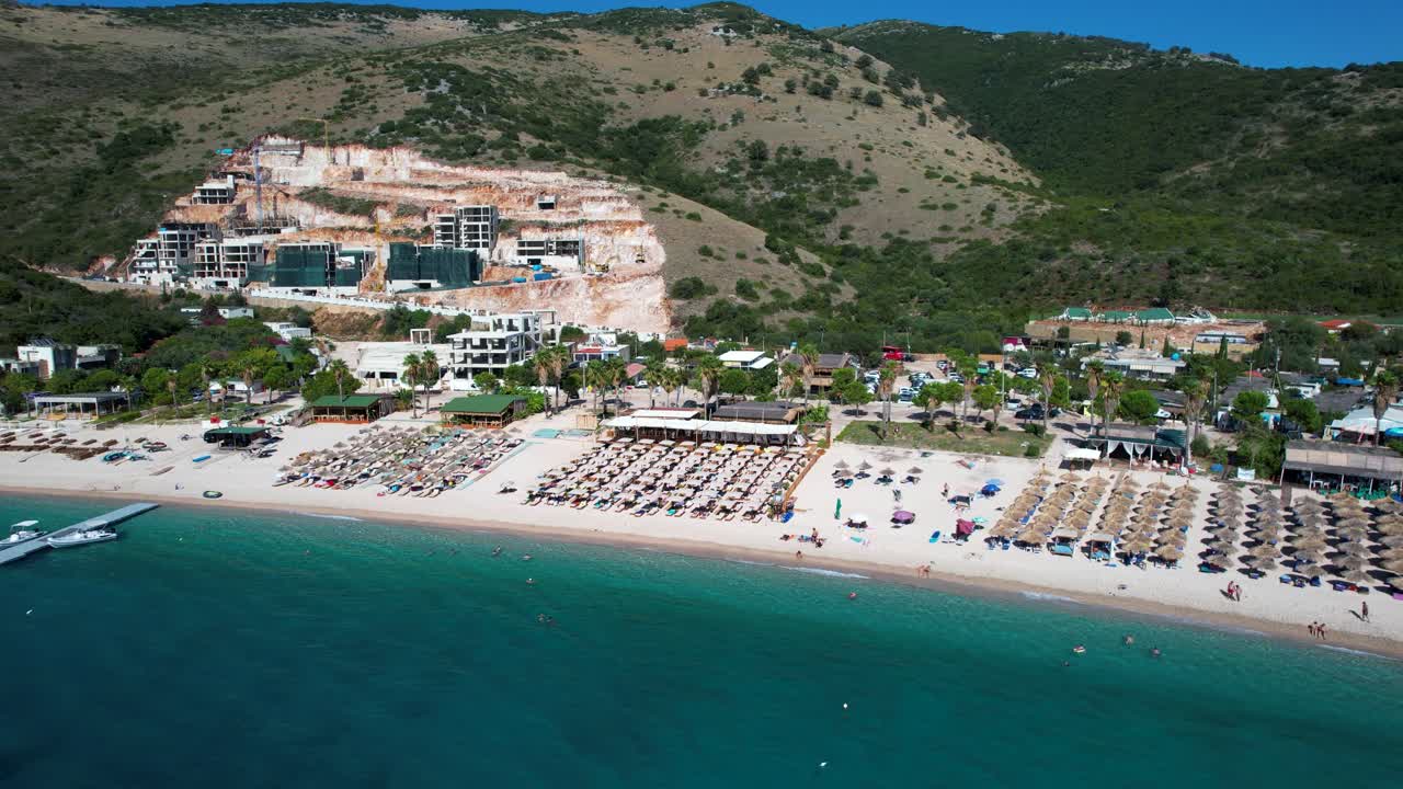 Tourism Resorts Construction on Peaceful Secluded Beach in Ionian Bay Albania