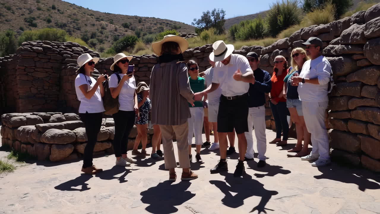 Group Tour at Ancient Ruins