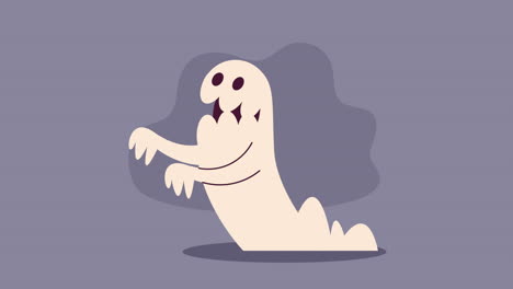 cute cartoon ghost illustration