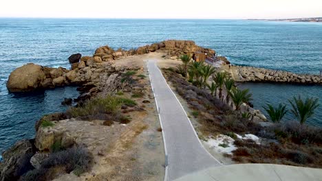 Una-Vista-Matutina-Con-Mi-Dron-Frente-Al-Hotel-En-Chipre